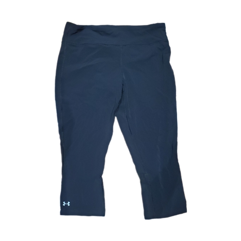 Under Armour Women's‎ Black Heat Gear Crop Leggings Large